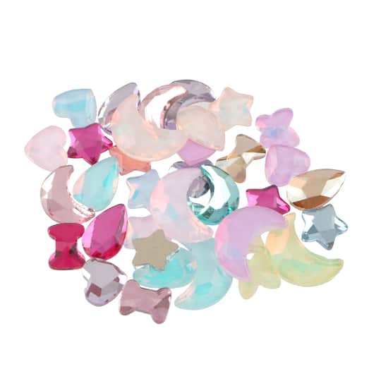 Mixed Shapes Glass Flatback Rhinestones by Bead Landing